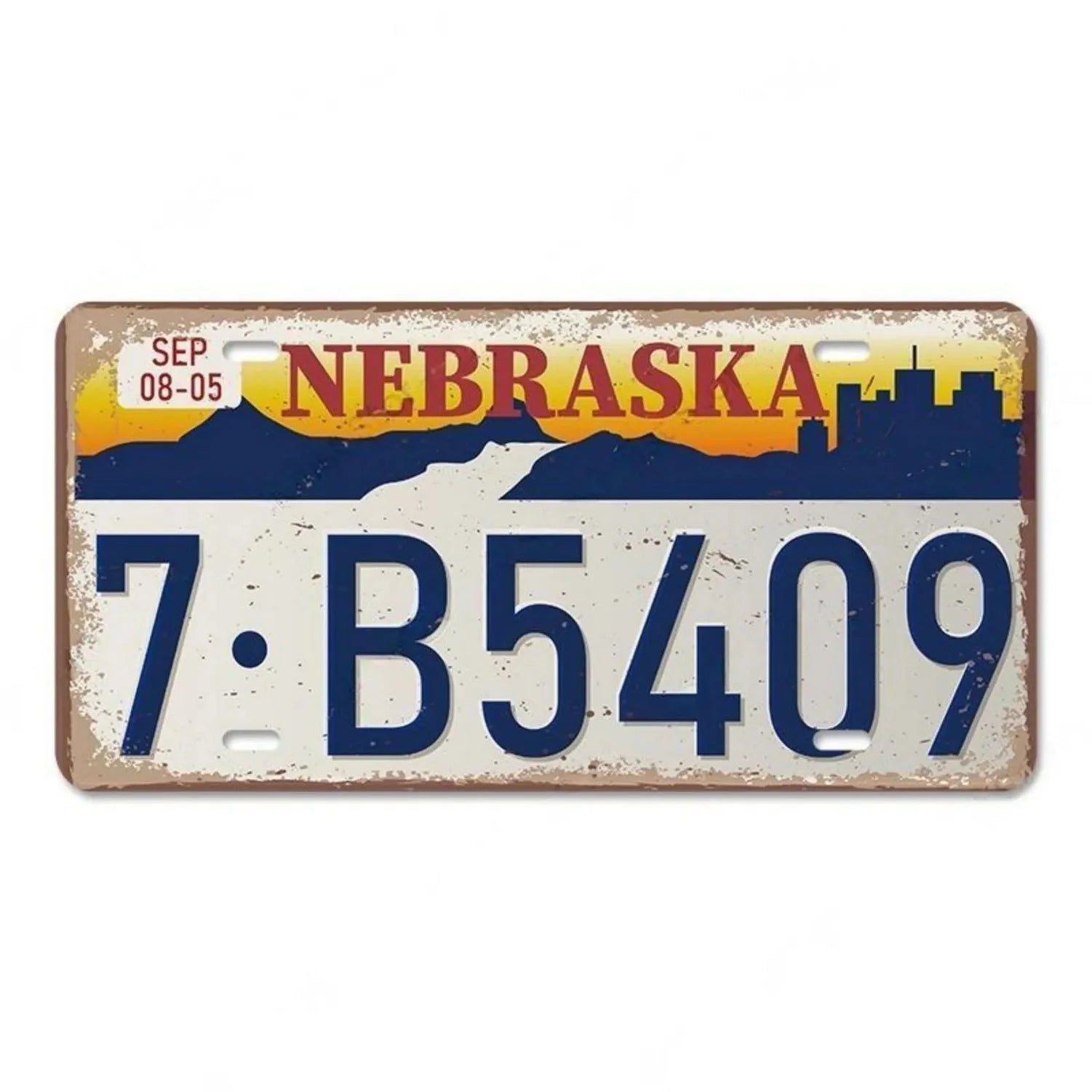 Washington New York Nevada Metal Tin Signs Vintage Plaque Auto License Plate Embossed Tag Garage Bars Pubs Clubs Home Wall Decor - Grand Goldman