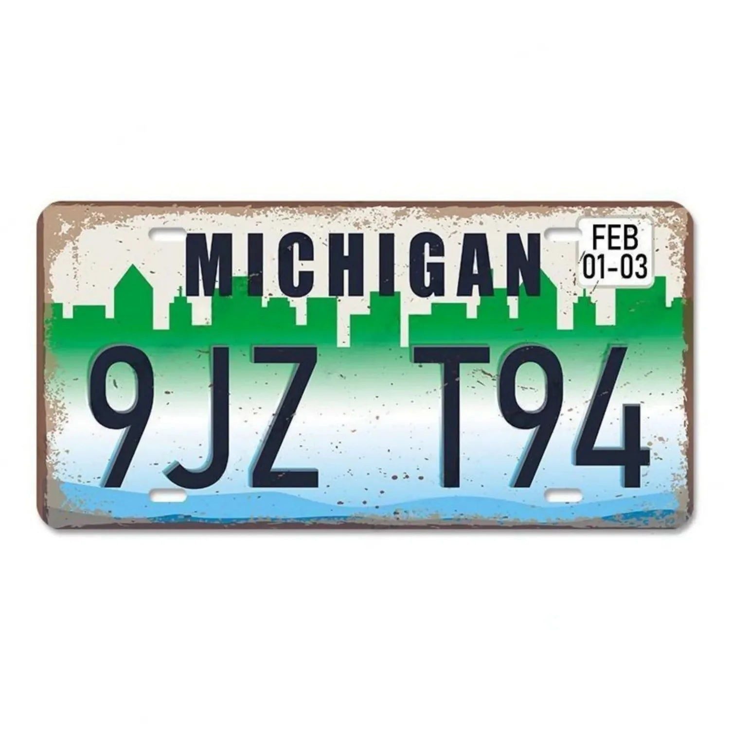 Washington New York Nevada Metal Tin Signs Vintage Plaque Auto License Plate Embossed Tag Garage Bars Pubs Clubs Home Wall Decor - Grand Goldman