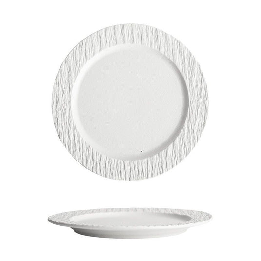 Western Cuisine Plate Plate Dish Disc Ceramic Household - Grand Goldman