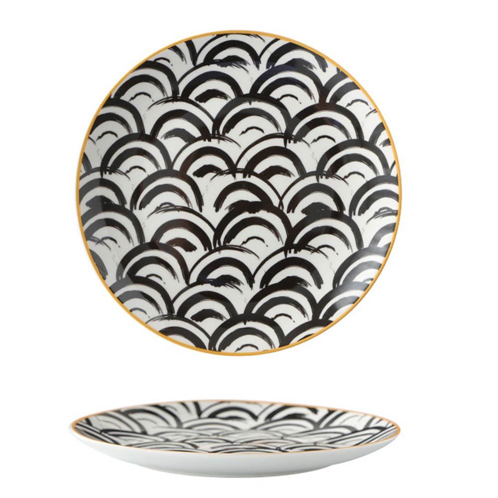 Western Dishes, Ceramic Dishes, Nordic Style Dishes Set - Grand Goldman