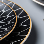 Western Dishes, Ceramic Dishes, Nordic Style Dishes Set - Grand Goldman