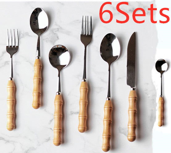 Western steak, knife, fork and spoon - Grand Goldman