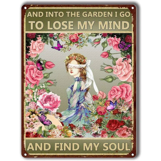 What if I Fall But My Darling What if You Fly Metal Tin Signs Wall Decor for Home Garden Bars Cafe Clubs Retro Posters Plaque - Grand Goldman