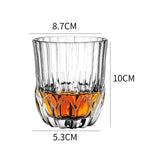 Whiskey Glass Wine Glass Foreign Wine Glass Crystal Glass Octagonal Glass Thickened Bar Glass Set Beer Glass - Grand Goldman