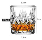 Whiskey Glass Wine Glass Foreign Wine Glass Crystal Glass Octagonal Glass Thickened Bar Glass Set Beer Glass - Grand Goldman