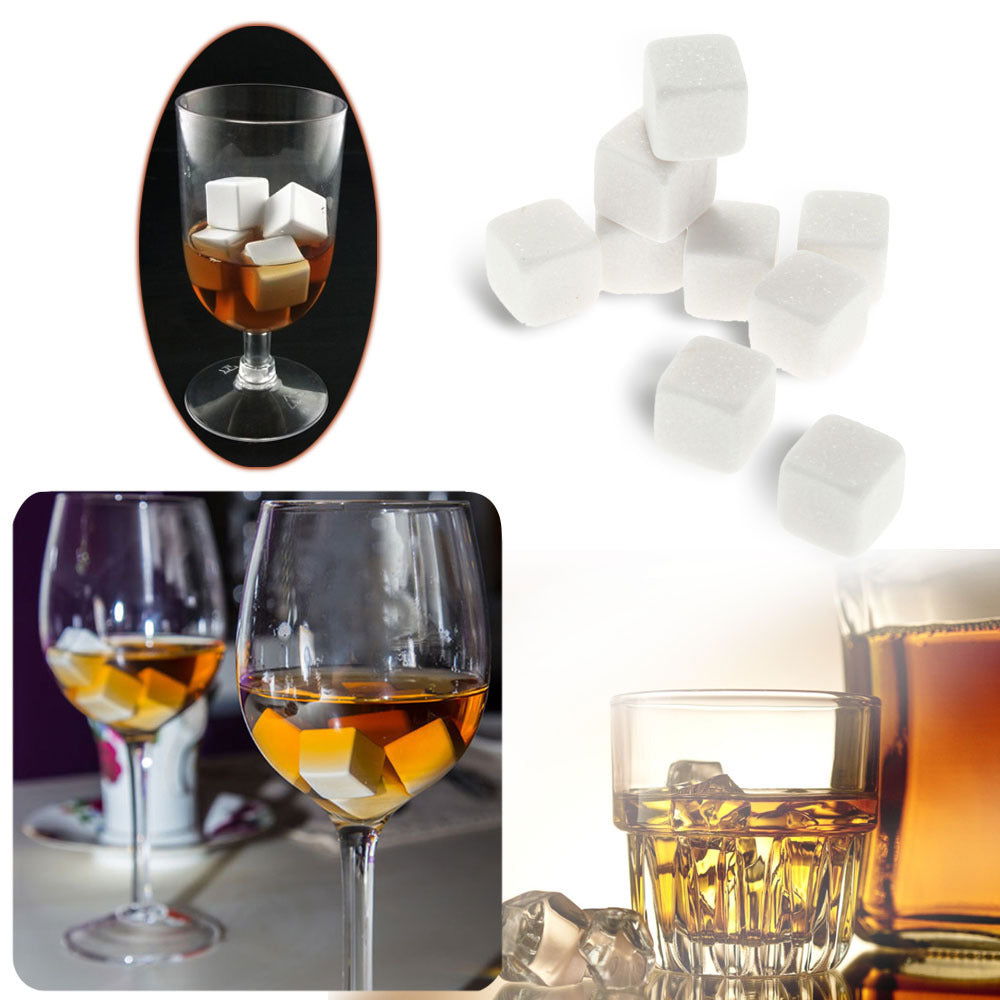 Whisky Stone Whisky Stones Glass Wooden Gift Box - Grand Goldman