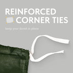 White Classic Dark Green Duvet Cover King Size, Microfiber Duvet Cover with Zipper, Duvet Cover Set with 2 Pillow Shams, Luxury Soft Comforter Cover King Size, 104 x 90 | Comforter Not Included - Grand Goldman