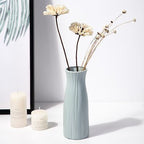 White Porcelain Vase Simple Modern Style Floor-to-ceiling Tall Vase - Grand Goldman