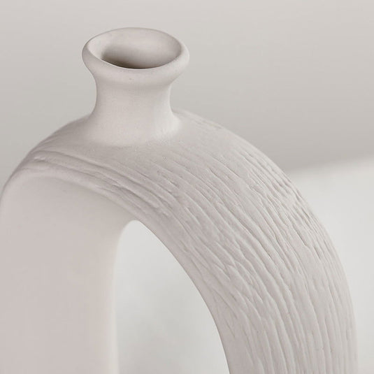 White ceramic vase - Grand Goldman