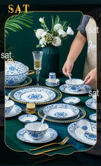 Wholesale European Simple Fengyu Classic Enamel Porcelain Dinnerware Sets - Grand Goldman