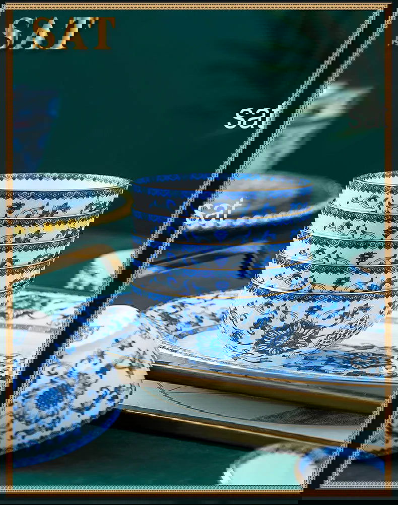 Wholesale European Simple Fengyu Classic Enamel Porcelain Dinnerware Sets - Grand Goldman