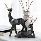 Windsor Deers Sculpture Resin Statue Decoration Home Decor Statues Deer Figurines Modern Decoration Table Ornament - Grand Goldman