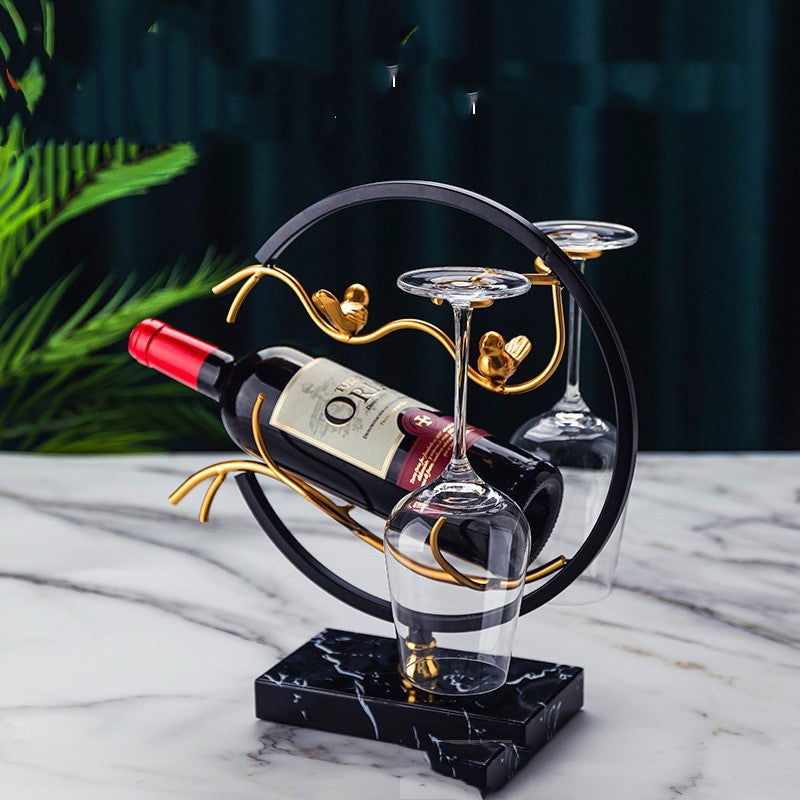 Wine Rack Creative Wine Cabinet Decoration Cup Ornament - Grand Goldman
