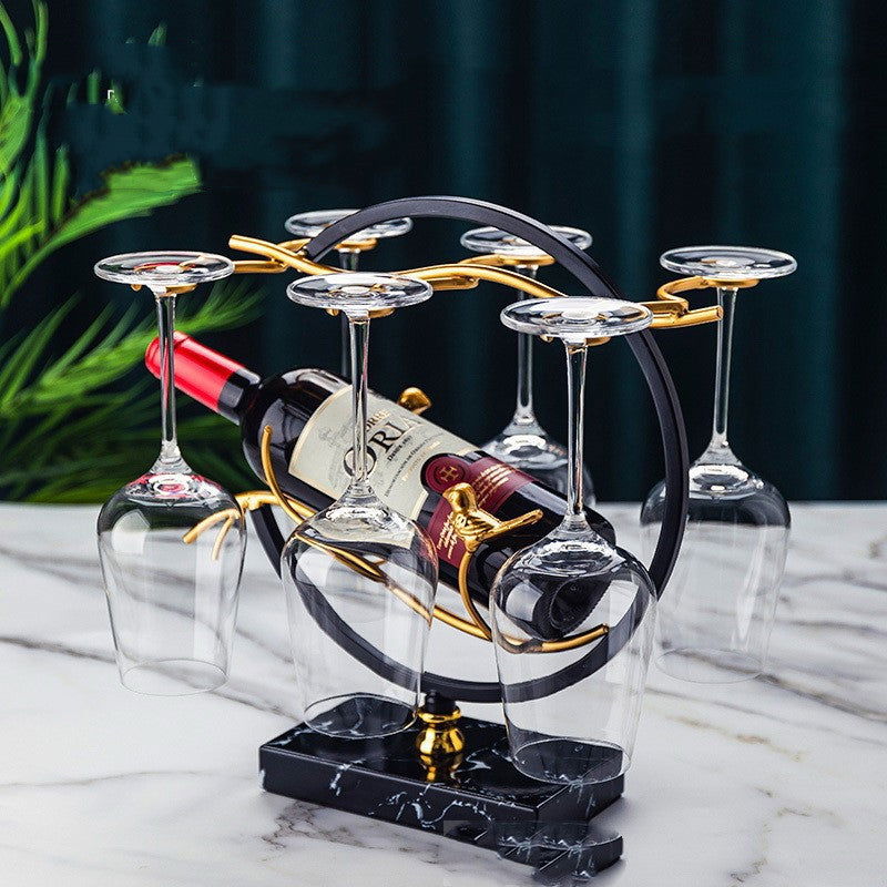 Wine Rack Creative Wine Cabinet Decoration Cup Ornament - Grand Goldman