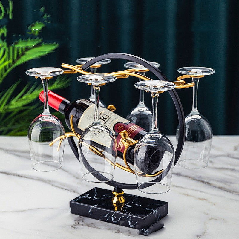 Wine Rack Creative Wine Cabinet Decoration Cup Ornament - Grand Goldman
