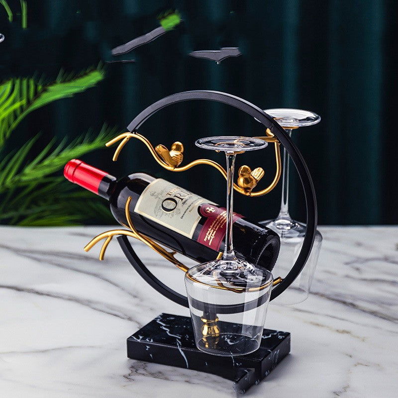 Wine Rack Creative Wine Cabinet Decoration Cup Ornament - Grand Goldman