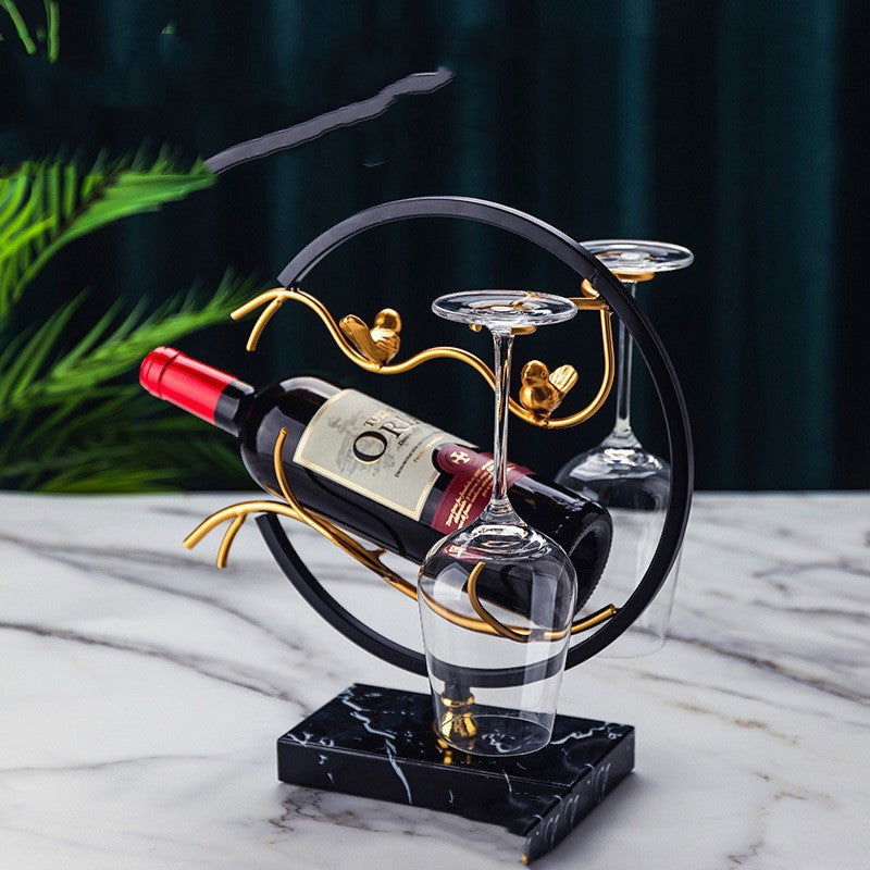 Wine Rack Creative Wine Cabinet Decoration Cup Ornament - Grand Goldman