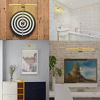 Wireless Picture Light Battery Operated,Rechargeable Painting Light with Remote Control, Metal Art Light Display Lamp,3 Modes,Dimmable Dartboard Light with Timer for Frame Gallery,300LM, Gold - Grand Goldman