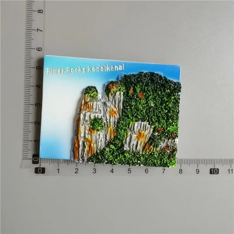 Wold Tourist Souvenir Fridge Magnets Cute Latin America Carnival Scotland Italy Croatian Miami India Stickers for Refrigerator - Grand Goldman