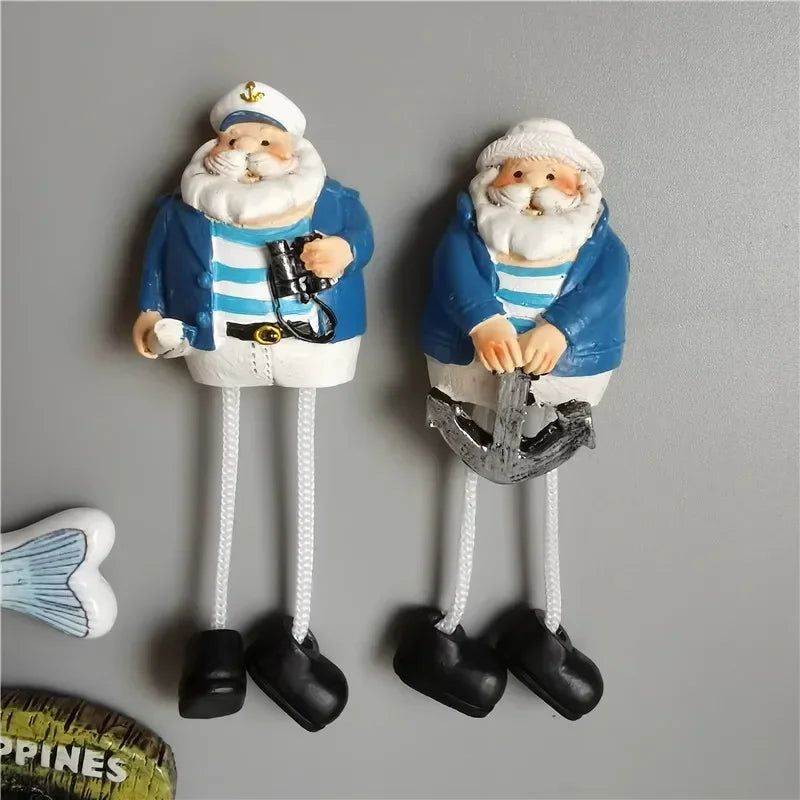 Wold Tourist Souvenir Fridge Magnets Cute Latin America Carnival Scotland Italy Croatian Miami India Stickers for Refrigerator - Grand Goldman