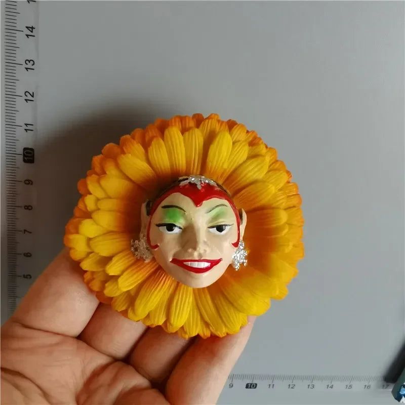 Wold Tourist Souvenir Fridge Magnets Cute Latin America Carnival Scotland Italy Croatian Miami India Stickers for Refrigerator - Grand Goldman