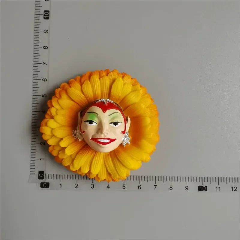 Wold Tourist Souvenir Fridge Magnets Cute Latin America Carnival Scotland Italy Croatian Miami India Stickers for Refrigerator - Grand Goldman