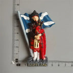 Wold Tourist Souvenir Fridge Magnets Cute Latin America Carnival Scotland Italy Croatian Miami India Stickers for Refrigerator - Grand Goldman