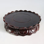 Wood Carving Guanyin Lotus Base - Grand Goldman
