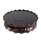 Wood Carving Guanyin Lotus Base - Grand Goldman