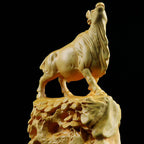 Wood Carving Home Office Craft Decoration Gift - Grand Goldman