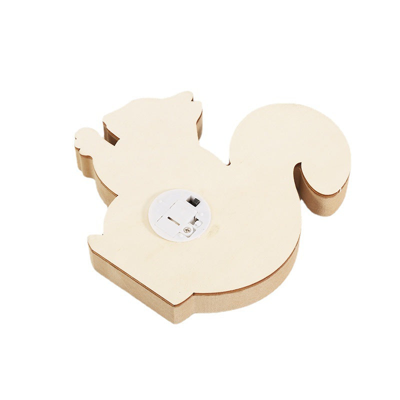 Wood Carving Luminous Home Decoration - Grand Goldman