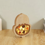 Wood Carving Luminous Home Decoration - Grand Goldman