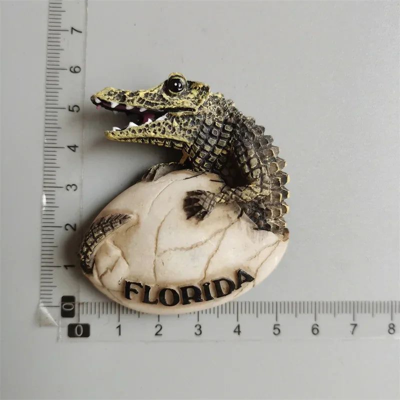 World Tourism Fridge Magnet Souvenir USA Las Vegas Florida Cultural Landscape Refrigerator Stickers Gift Set Home Decoration - Grand Goldman