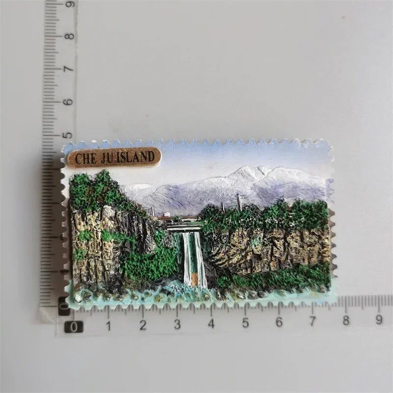 World Tourist Fridge Magnets Chios Greece Belgium France Spain  Norway Jordan PETRA Amsterdam Magnets Refrigerators Home Decor - Grand Goldman