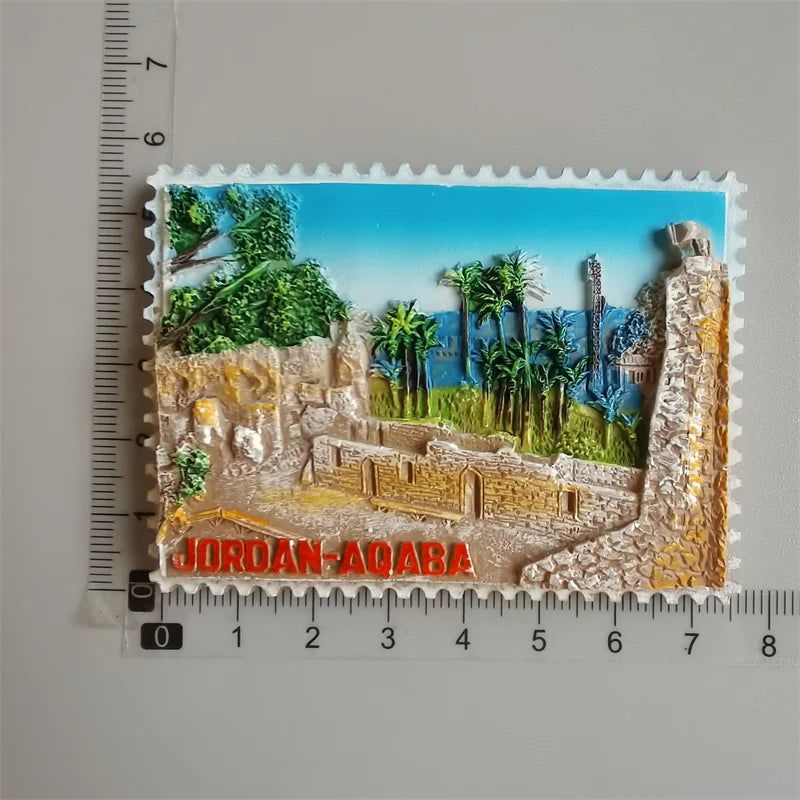 World Tourist Fridge Magnets Chios Greece Belgium France Spain  Norway Jordan PETRA Amsterdam Magnets Refrigerators Home Decor - Grand Goldman