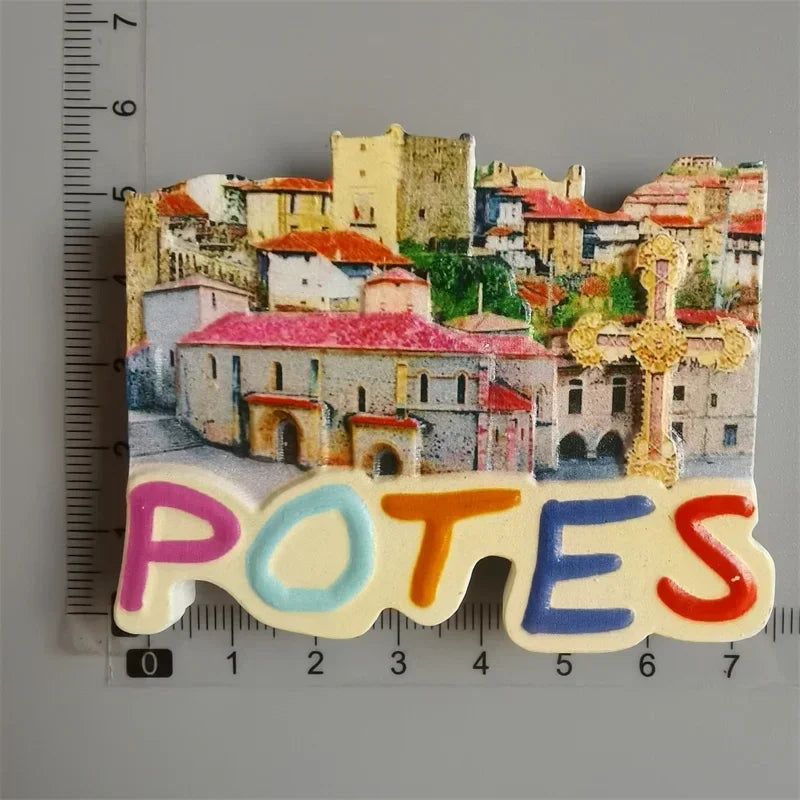 World Tourist Fridge Magnets Chios Greece Belgium France Spain  Norway Jordan PETRA Amsterdam Magnets Refrigerators Home Decor - Grand Goldman