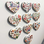 World Tourist Fridge Magnets Souvenir USA Britain Germany France Italy Cuba Kenya Russia Portugal Refrigerator Magnetic Stickers - Grand Goldman