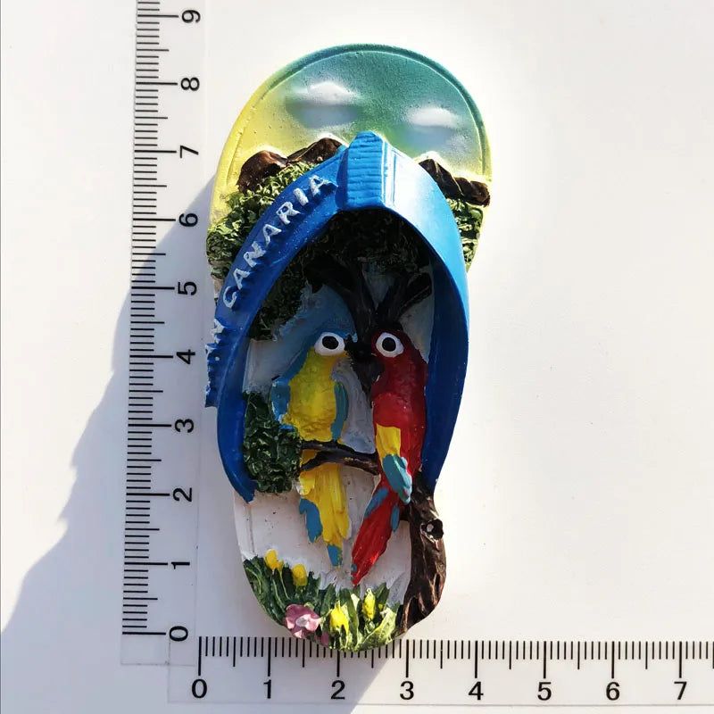 World Tourist Fridge Magnets Windsor GRAN CANARIA Barcelona Greece Iceland Finland Poland Germany Sweden Resin Magnetic Stickers - Grand Goldman