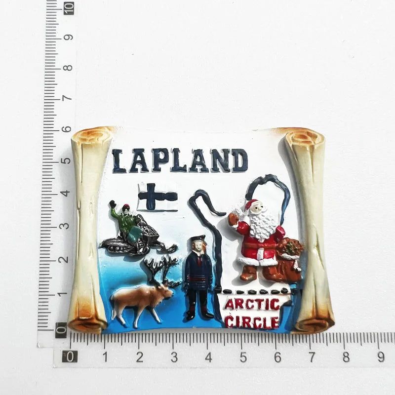 World Tourist Fridge Magnets Windsor GRAN CANARIA Barcelona Greece Iceland Finland Poland Germany Sweden Resin Magnetic Stickers - Grand Goldman