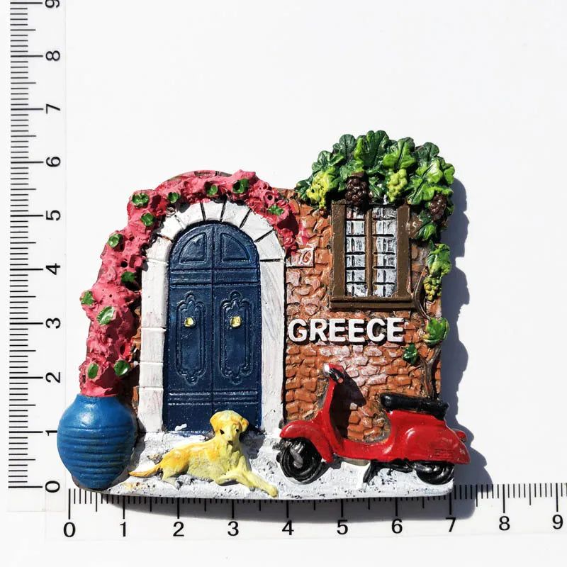 World Tourist Fridge Magnets Windsor GRAN CANARIA Barcelona Greece Iceland Finland Poland Germany Sweden Resin Magnetic Stickers - Grand Goldman