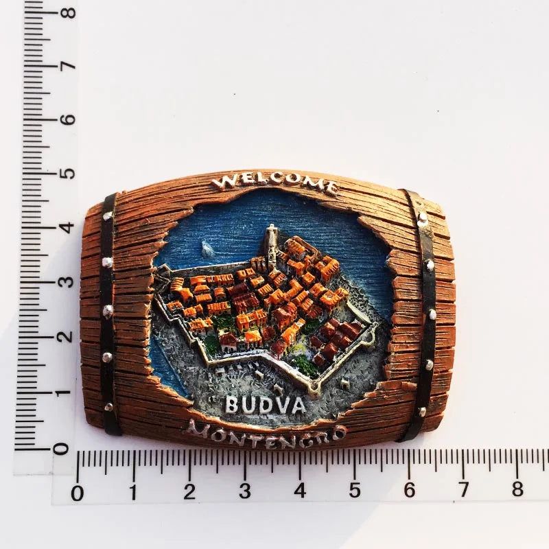 World Tourist Fridge Magnets Windsor GRAN CANARIA Barcelona Greece Iceland Finland Poland Germany Sweden Resin Magnetic Stickers - Grand Goldman