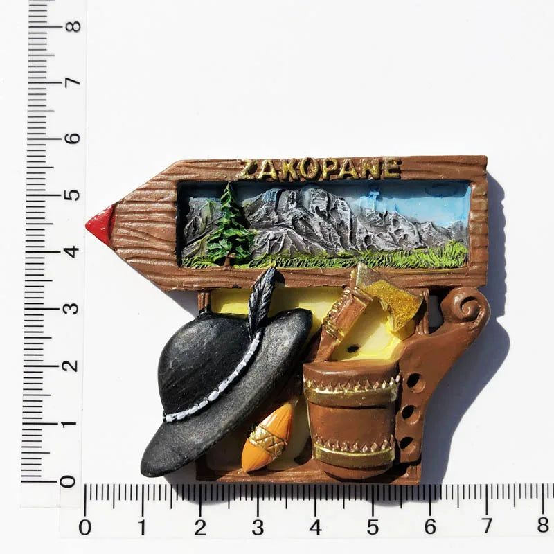 World Tourist Fridge Magnets Windsor GRAN CANARIA Barcelona Greece Iceland Finland Poland Germany Sweden Resin Magnetic Stickers - Grand Goldman