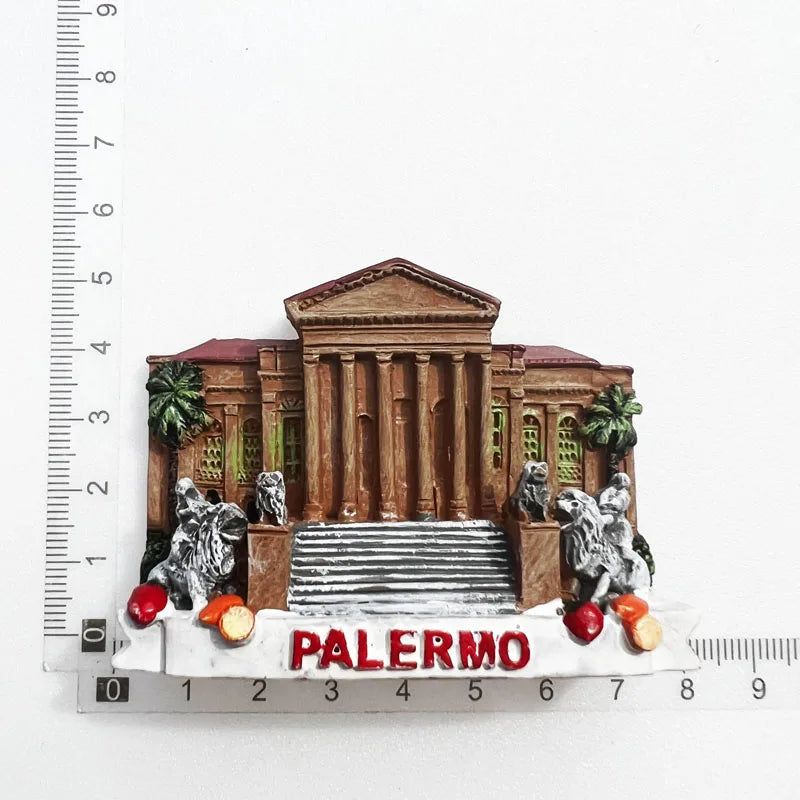 World Tourist Fridge Magnets Windsor GRAN CANARIA Barcelona Greece Iceland Finland Poland Germany Sweden Resin Magnetic Stickers - Grand Goldman