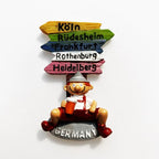 World Tourist Fridge Magnets Windsor GRAN CANARIA Barcelona Greece Iceland Finland Poland Germany Sweden Resin Magnetic Stickers - Grand Goldman