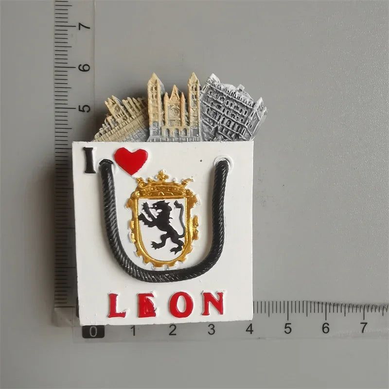 World tourist fridge magnets Uveda Spain Wurzburg Germany Belgium Saipan Como Italy Maldives magnet refrigerator sticker gifts - Grand Goldman