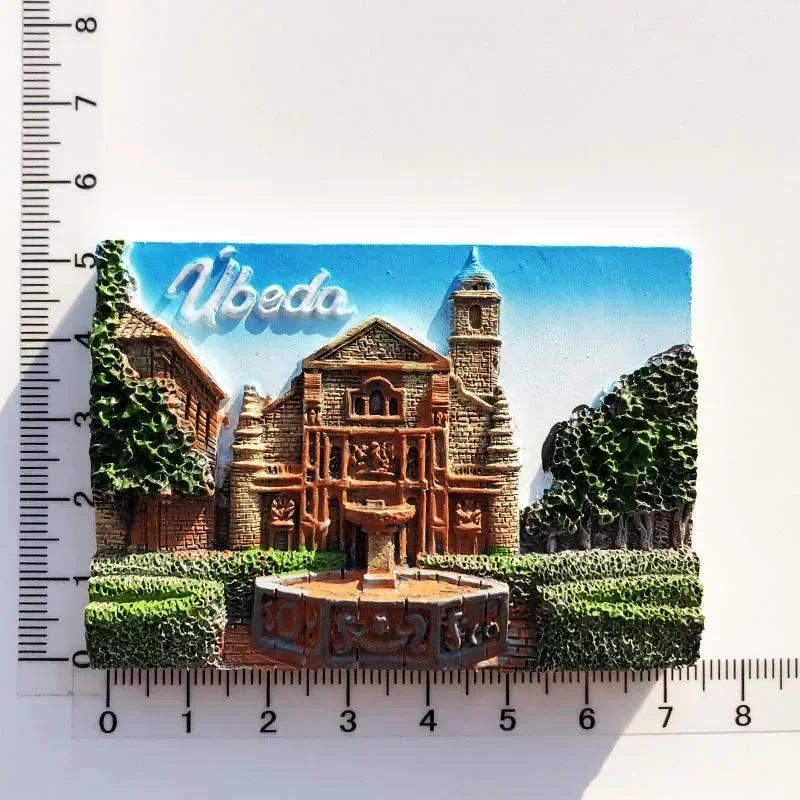World tourist fridge magnets Uveda Spain Wurzburg Germany Belgium Saipan Como Italy Maldives magnet refrigerator sticker gifts - Grand Goldman