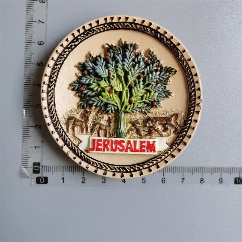 World tourist souvenir Fridge magnets Genova Pompei  Italy Iceland Tukey Greece USA Germany Dubai Spain Prugue Finland Jerusalem - Grand Goldman