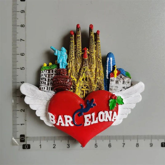 World tourist souvenir Fridge magnets Genova Pompei  Italy Iceland Tukey Greece USA Germany Dubai Spain Prugue Finland Jerusalem - Grand Goldman