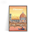World City Travel Poster Wall Decoration - Grand Goldman