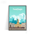 World City Travel Poster Wall Decoration - Grand Goldman
